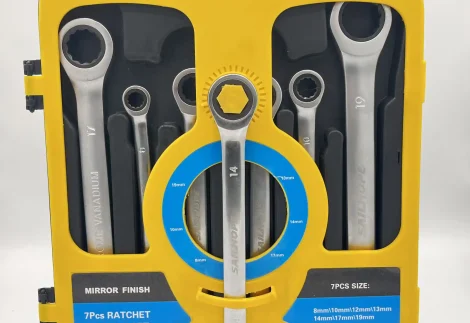 آچار یه سر جغجغه ۷عددی